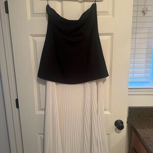 H&M Black and White Maxi Dress